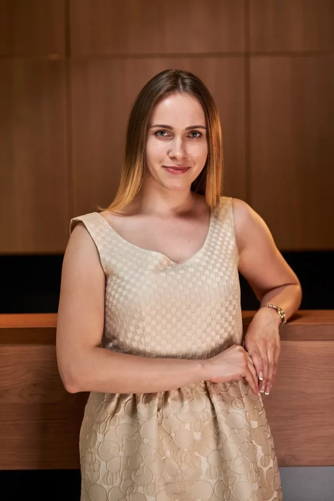 Marina Mkrtchieva, Senior Associate, Attorney-at-law, admitted to the Bar (Certificate to practice Law #001068)